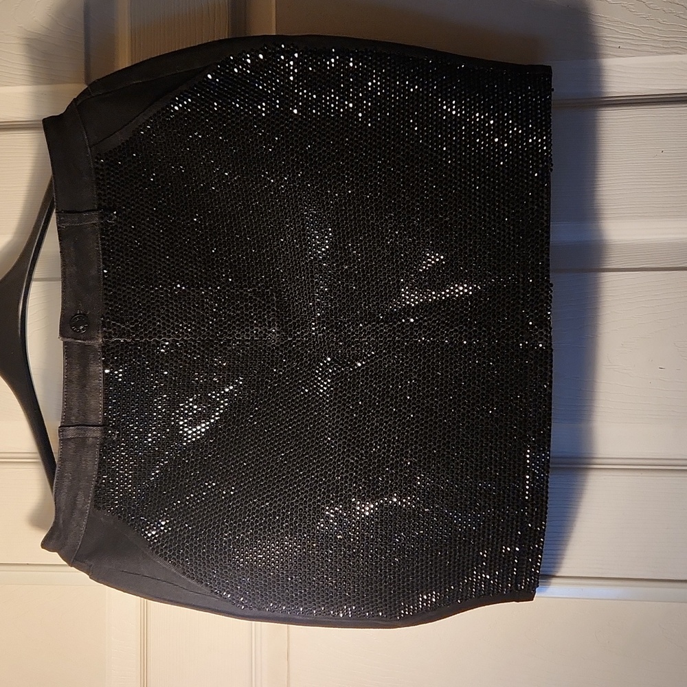Black sparkled skirt